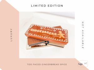 Limited Edition eyeshadow palette tag